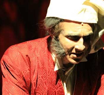 Ebenezer Scrooge from the Christmas Carol Musical