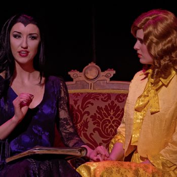 Morticia Addams and Alice Beineke of the Addams Family Musical