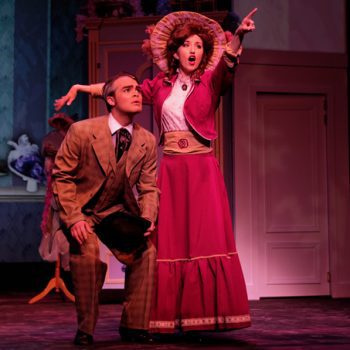 Hello, Dolly! musical number with a man and woman