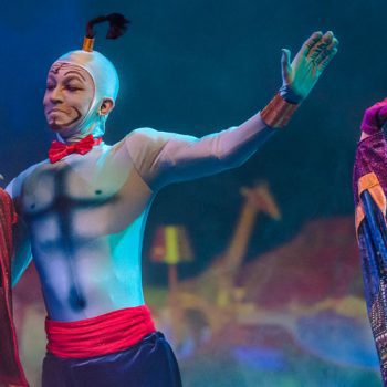 The genie Addams of the El Dorado Musical Theatre production of Aladdin