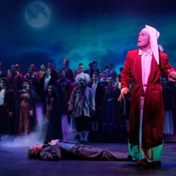 Ebenezer Scrooge from the El Dorado Musical Theatre performance of A Christmas Carol