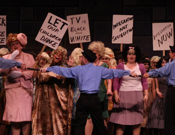 A protest in the Hairspray musical