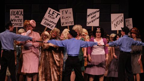 A protest in the Hairspray musical