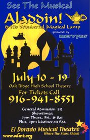 El Dorado Musical Theatre Production of Aladdin