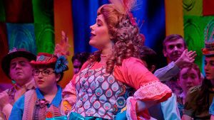 A character with curly hair from Mary Poppins musical