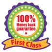 First Class 100% Money-Back Guaranteed
