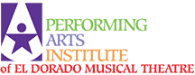 Banner of the Performing Arts Institute of El Dorado Musical Theatre