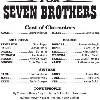 Seven Brides for Seven Brothers cast list