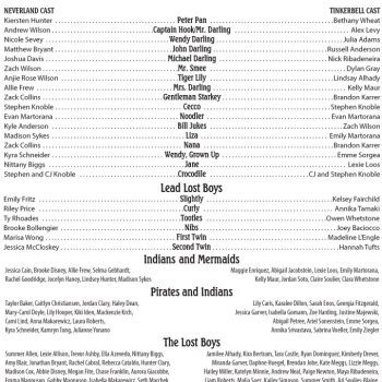 Peter Pan cast list
