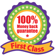 First Class 100% Money-Back Guaranteed