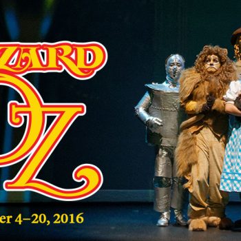The poster for Wizard of Oz High Voltage performance