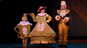 Mrs. Potts, Chip, and Lumiere