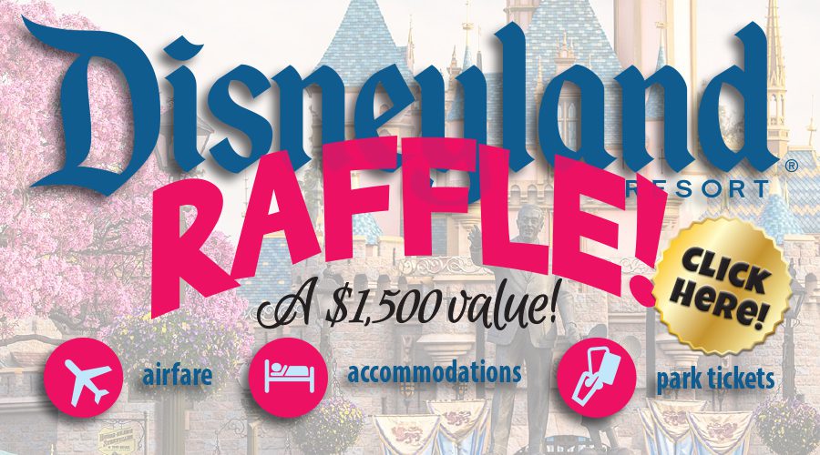 Disneyland resort raffle.