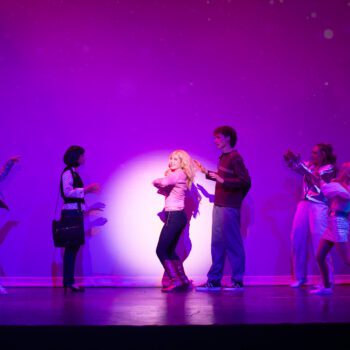 Stage performance: a pop musical scene.