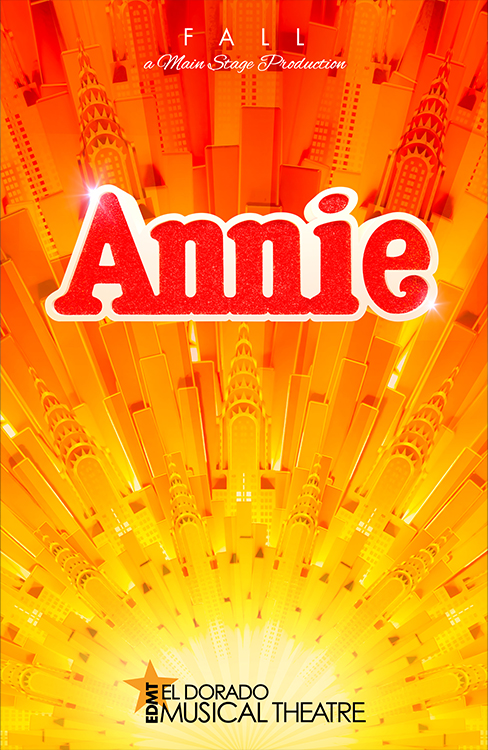 Annie musical bright golden city poster